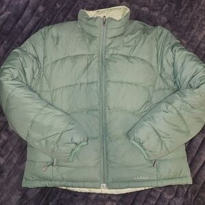 L.L. Bean Green Puffer Jacket